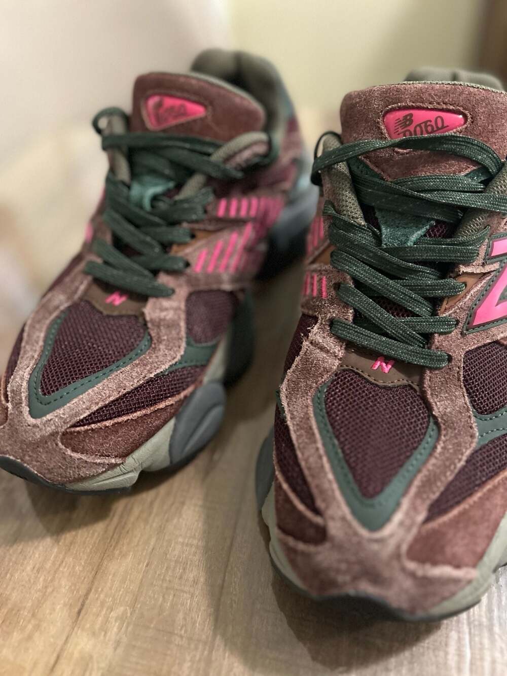 New Balance 9060 Suede Sneakers - Picture 4 of 9